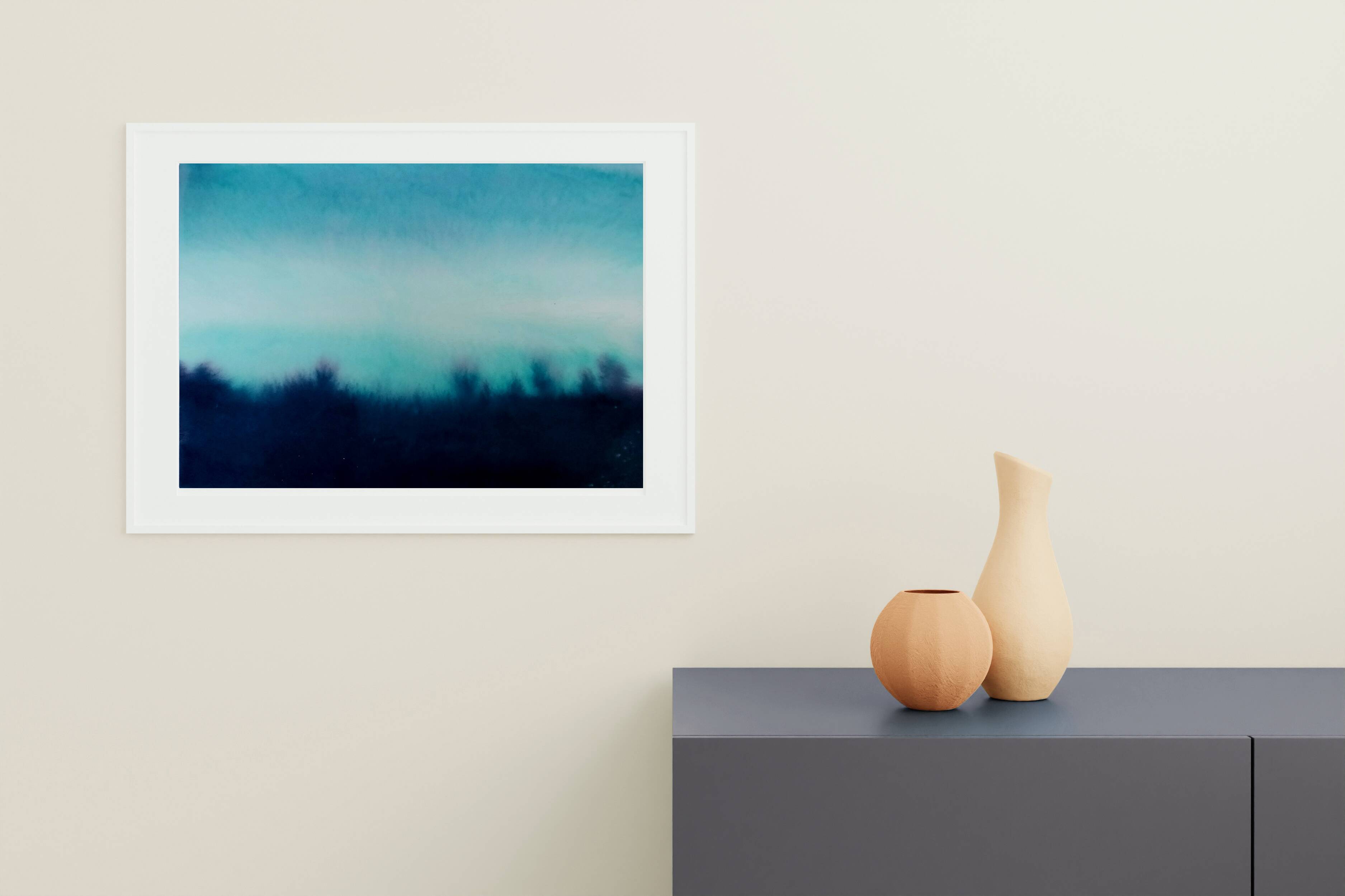 Minimalist landscape in ink 8