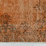 5x9 brunt orange classic turkish rug, 151x266cm