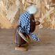 Scandinavian teak figurine