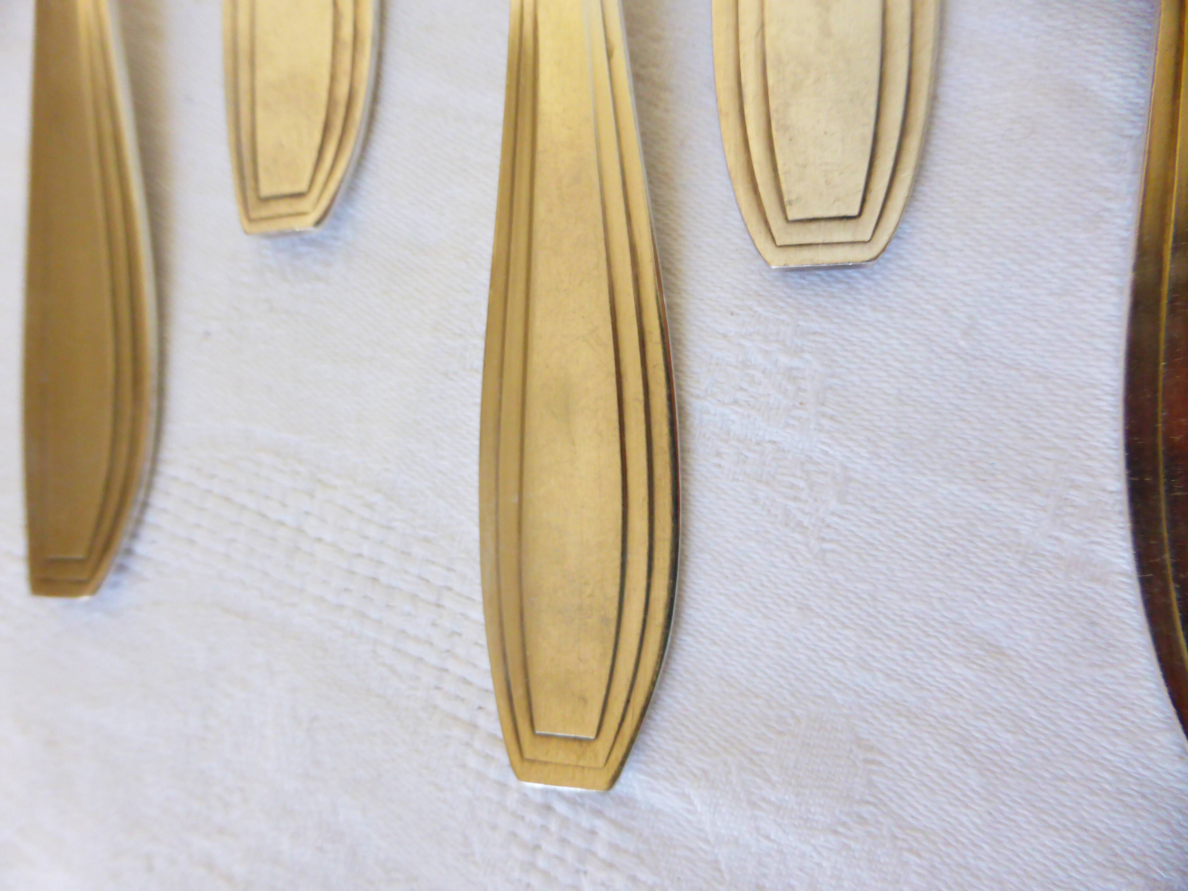 6 Apollo silver-plated metal forks, hallmarked 2106245