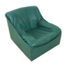 Armchair in green leatherette for children