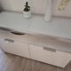 White base buffet with 2 doors - Ligne Roset – Dedicato model by Didier Gomez