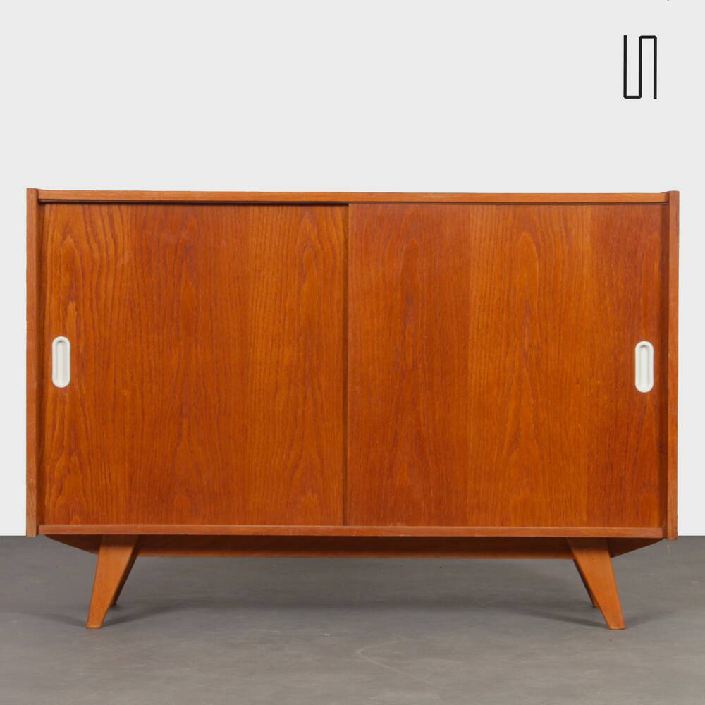 Oak chest of drawers, model U-452, by Jiroutek for Interier Praha, 1960