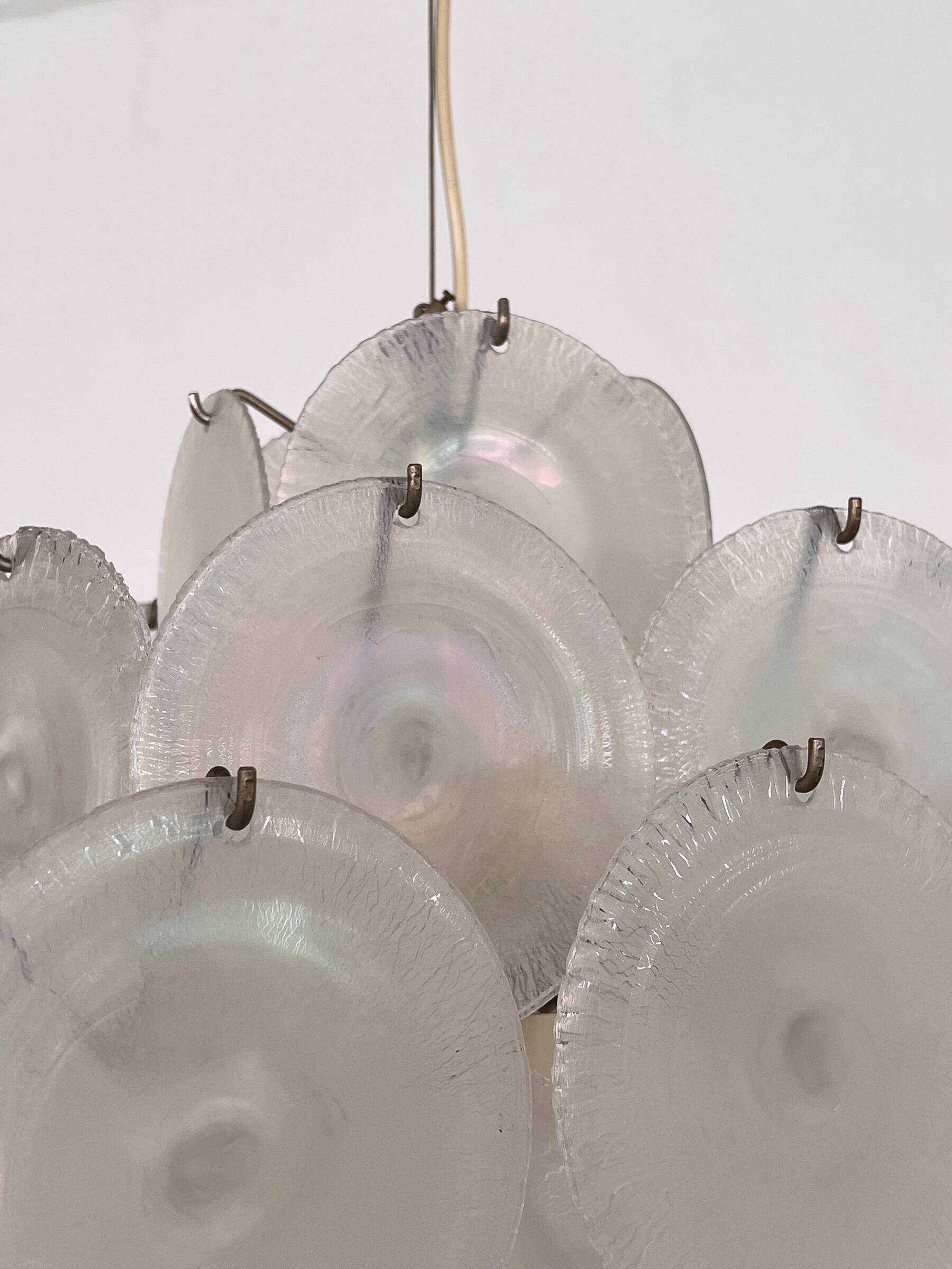 Italian Murano Chandelier by Carlo Nason for Mazzega, 70s