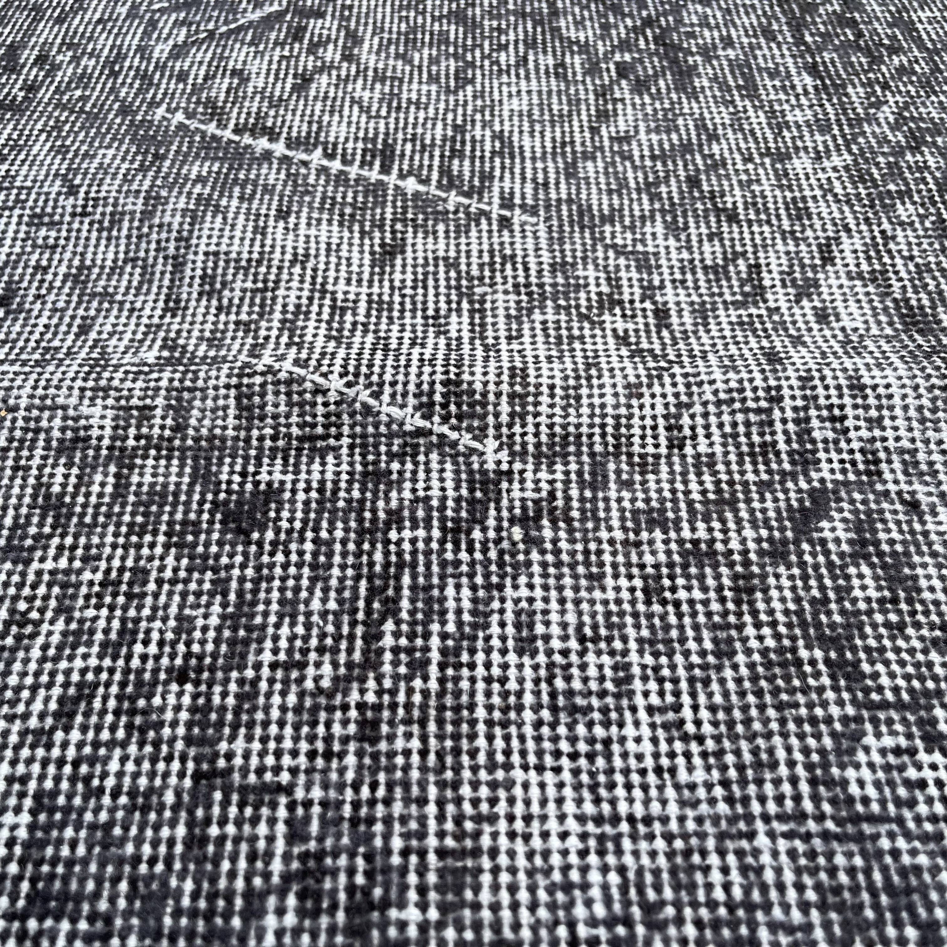 Vintage distressed turkish rug