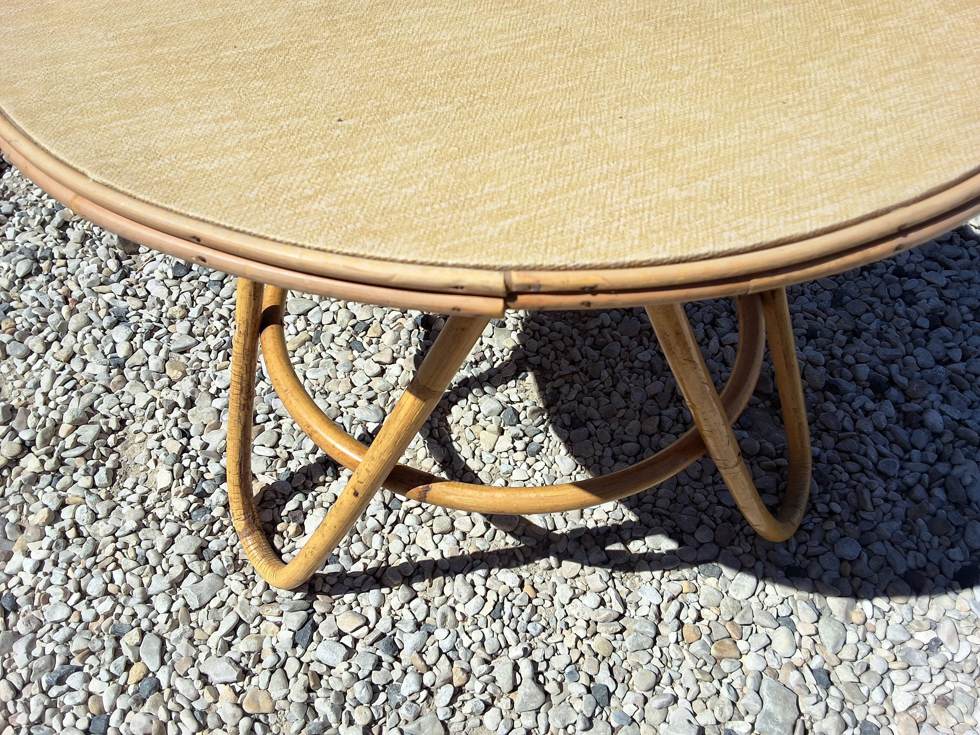 Rattan coffee table
