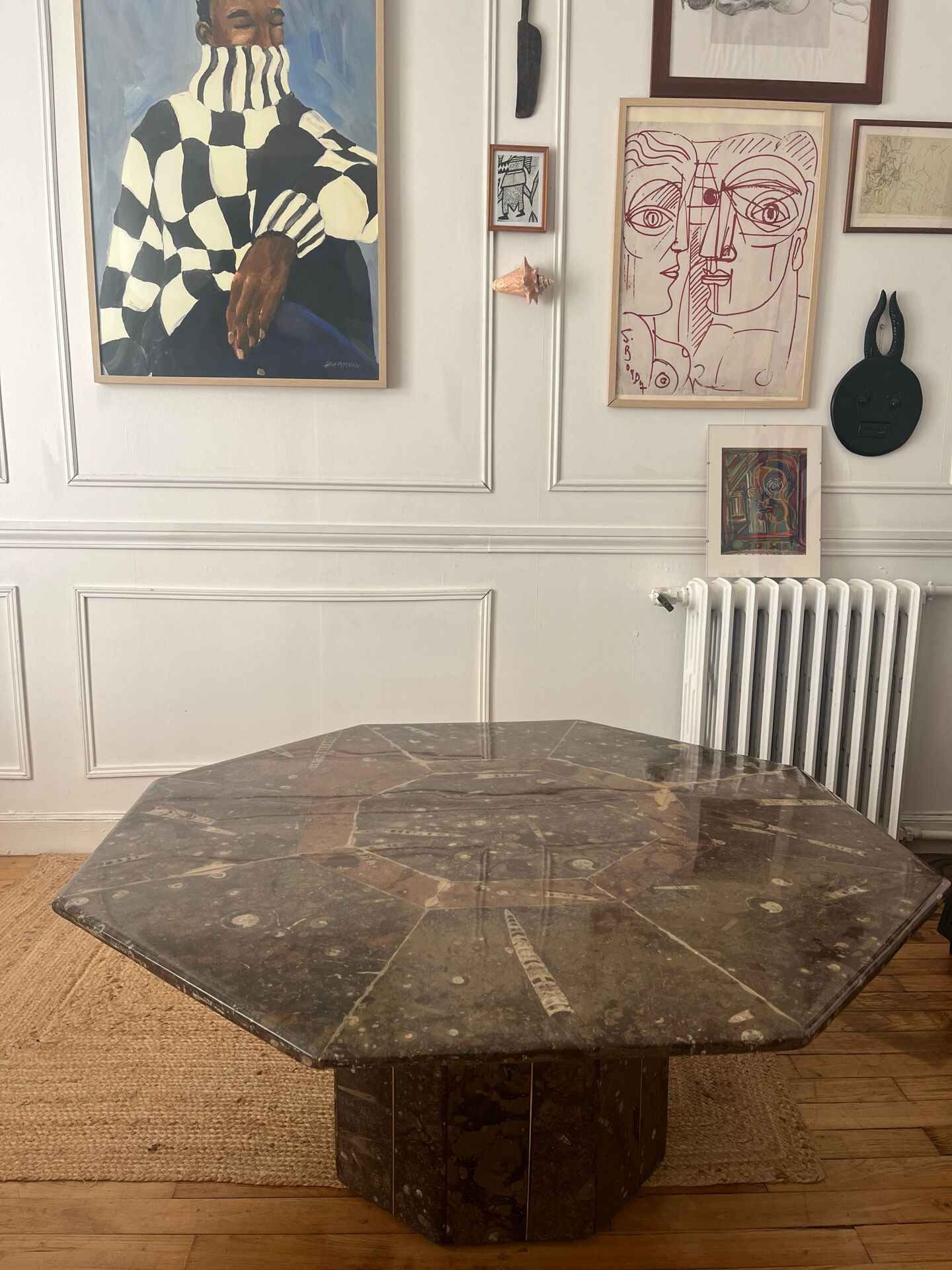 Table basse en marbre