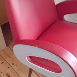 Vintage leatherette armchair