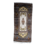 Vintage Tibetan Art Deco Khaden rug 95cm x 202cm 1960s