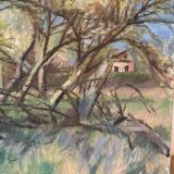 Forest landscape signed Taquoy