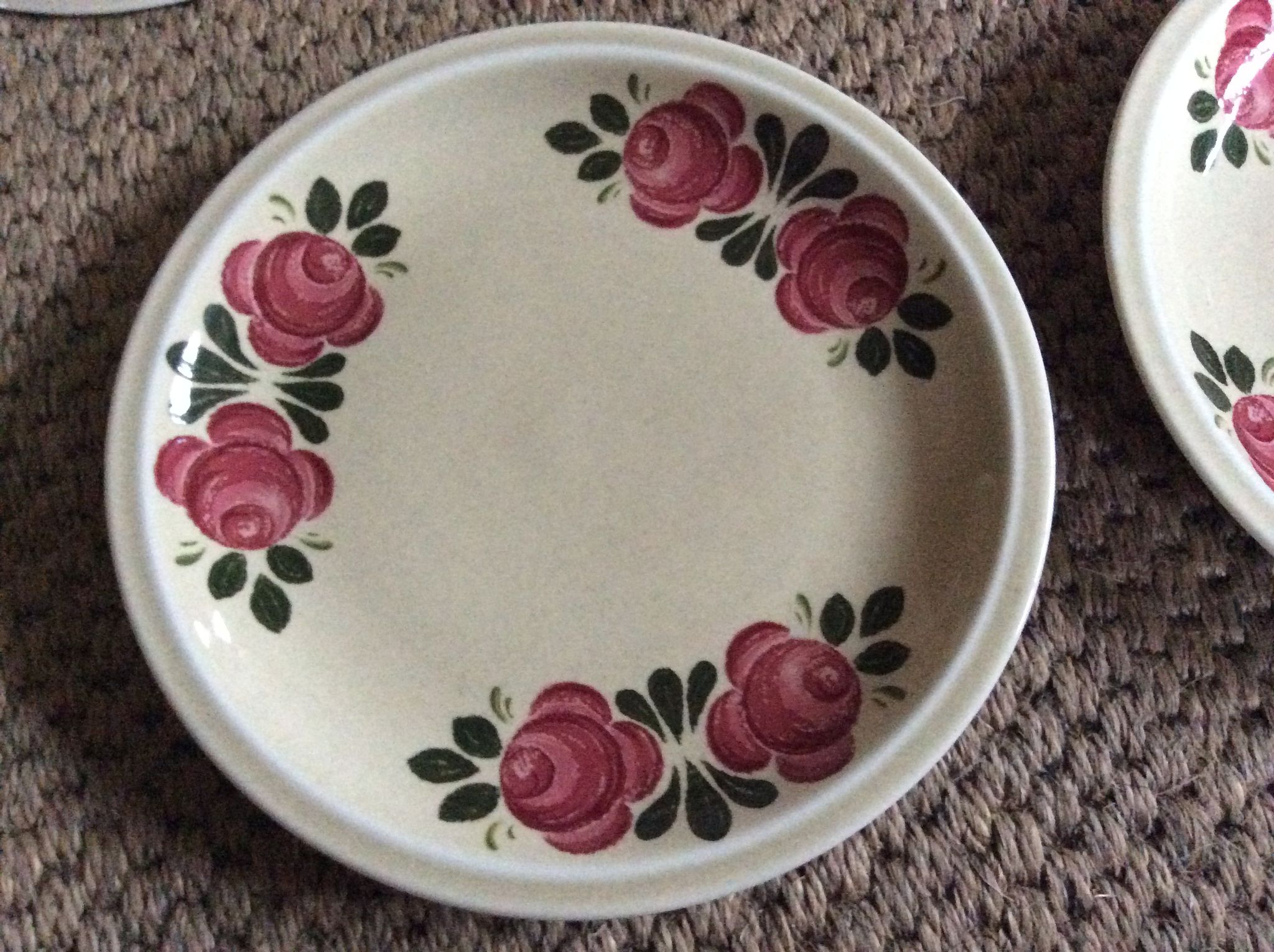 Series of 5 dessert plates