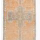 3x11 Orange & Green Oriental Vintage Runner Rug, 85x347Cm