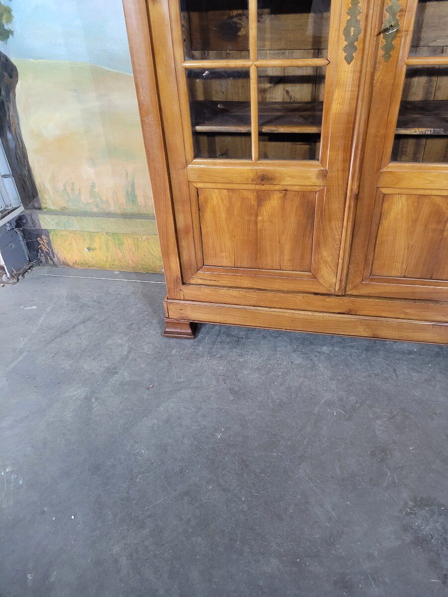 Louis Philippe library in cherry wood