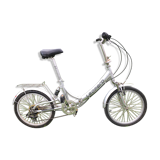 Folding bike aluminum frame, suspended, 6 speeds SHIMANO