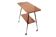 Chocolate formica rolling serving table 73x36cm