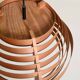 Pendant lamp in Swedish pine from Scandinavian production, 1960s