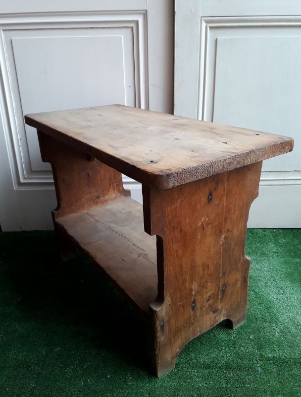 65cm foot rest set, rustic folk art XX