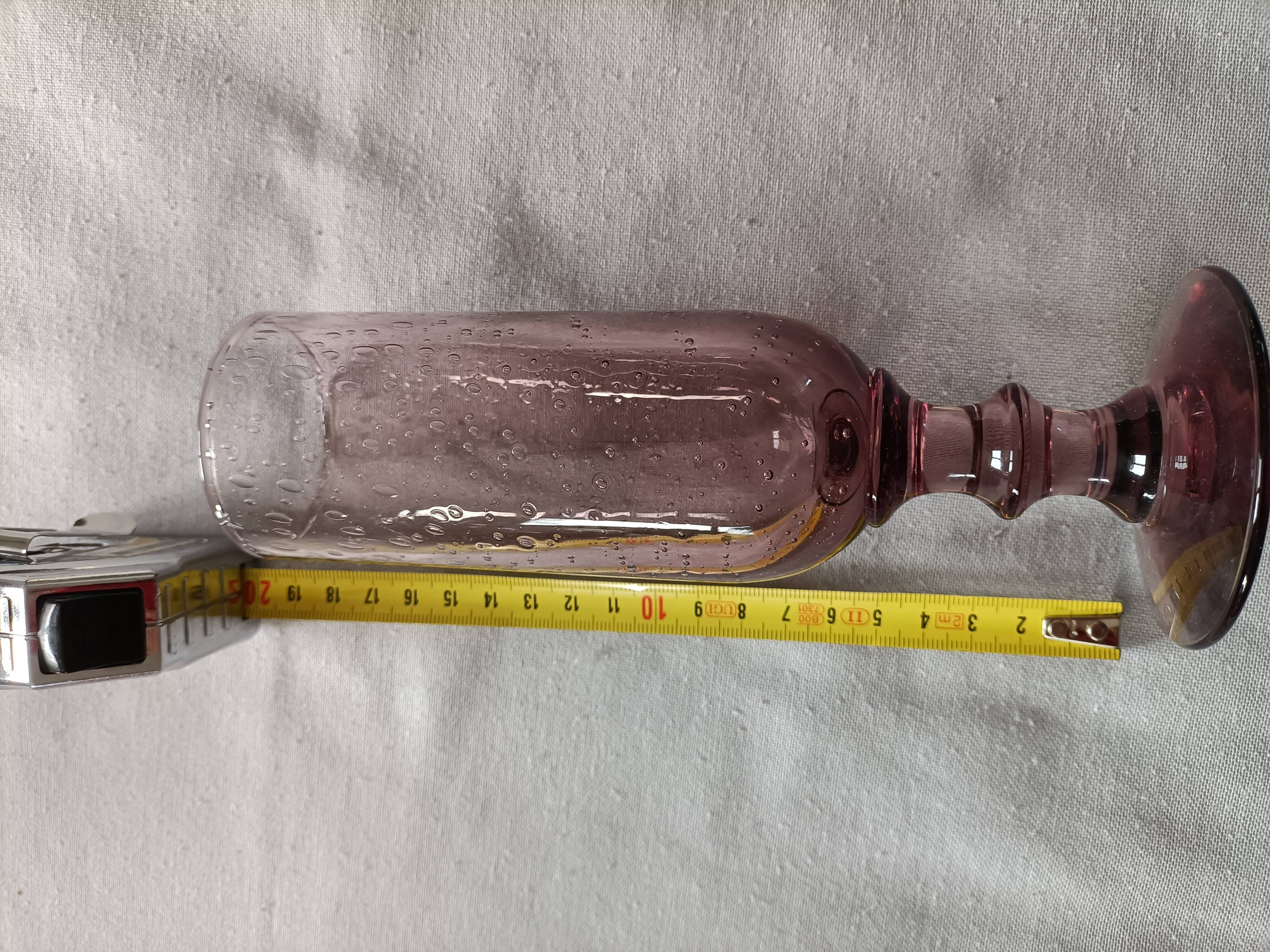 Flûtes a champagne verre bullé 10