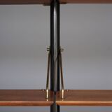 Meuble mural modulaire en teck par Louis van Teffellen pour Wébé. Années 1950