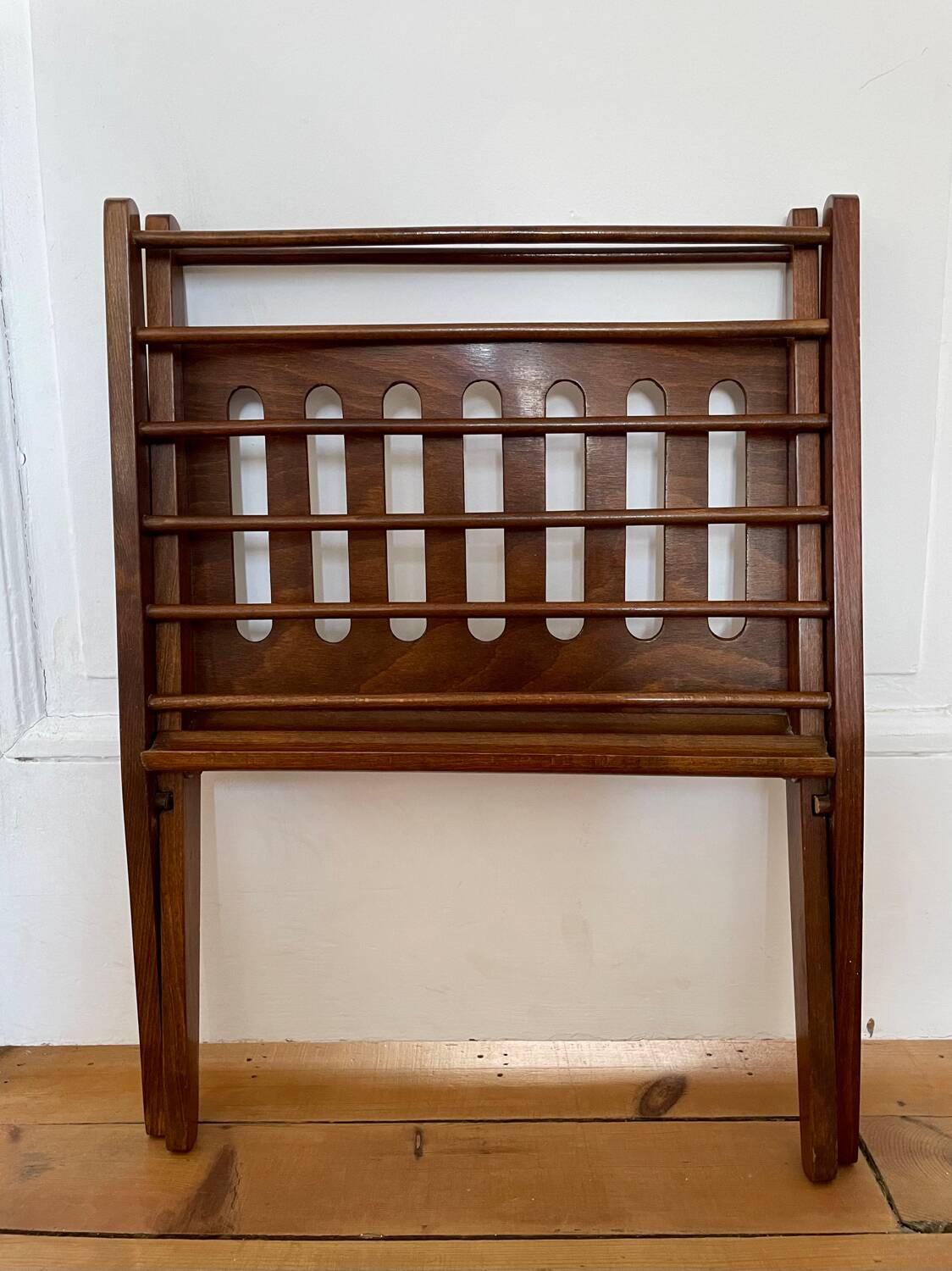 Scandinavian vintage magazine rack