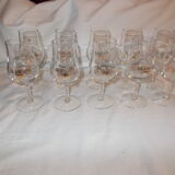 Lot of 10 glasses blancass