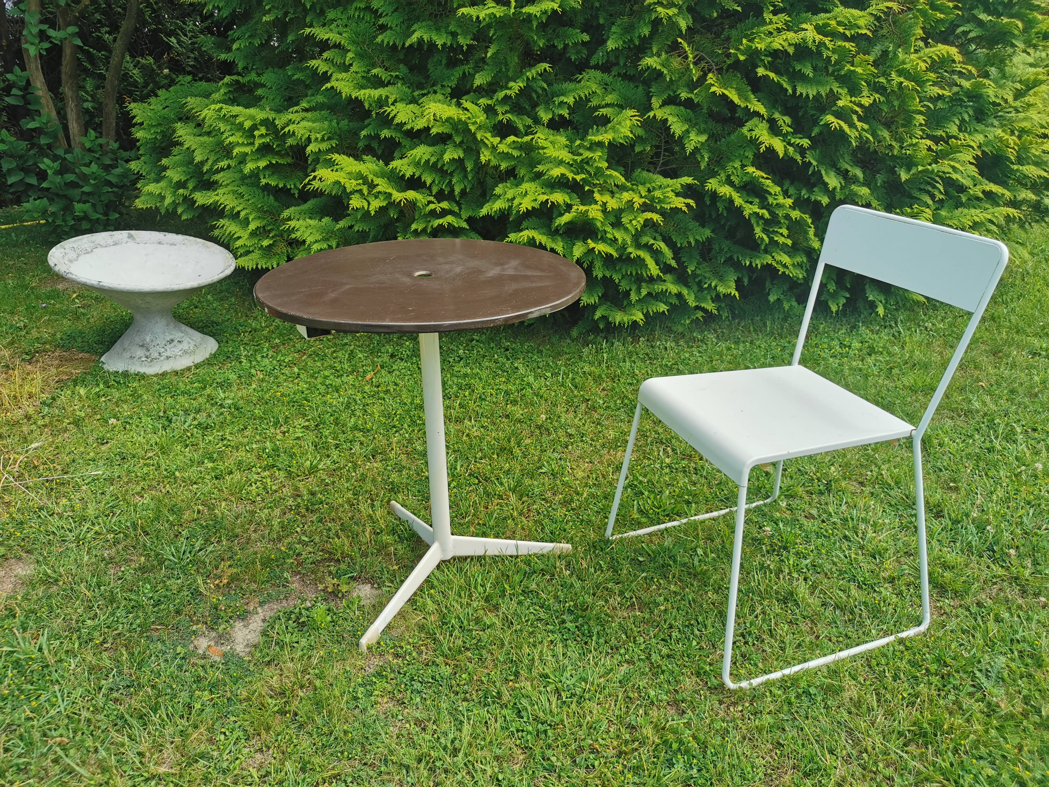 70s garden table, folding top