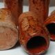 Lot de 5 vases ,pots en grès signée sirkka 78
