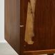 Rosewood and Teak Low Sideboard with Sliding Doors, 1960s