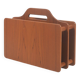 Danish magazine holder in solid teak, 1970s