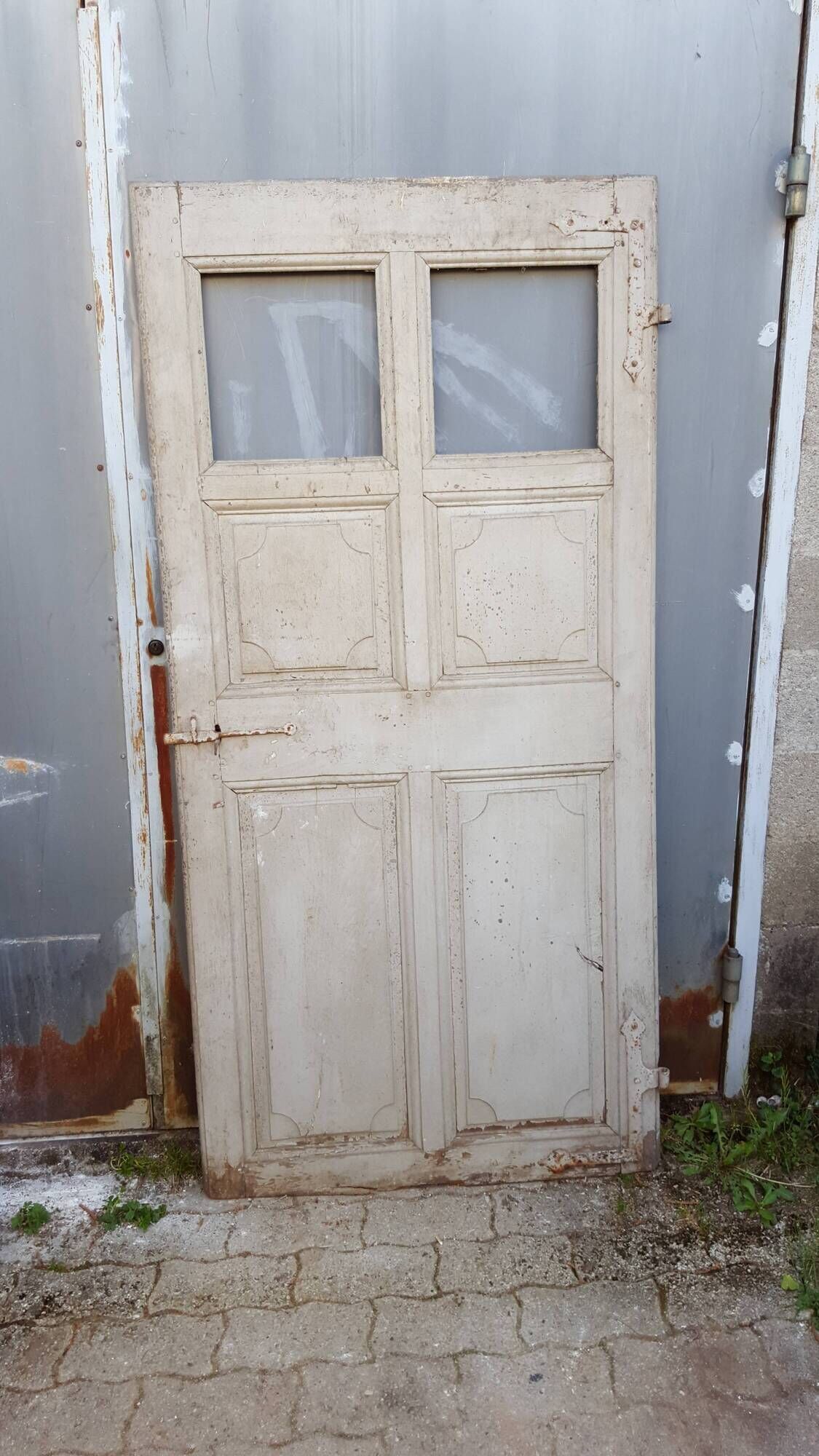 18th century glass door patina and original fittings