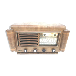 Ancienne radio crisler bois avec