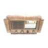 Former radio crisler in wood with bakelite buttons vintage decoration