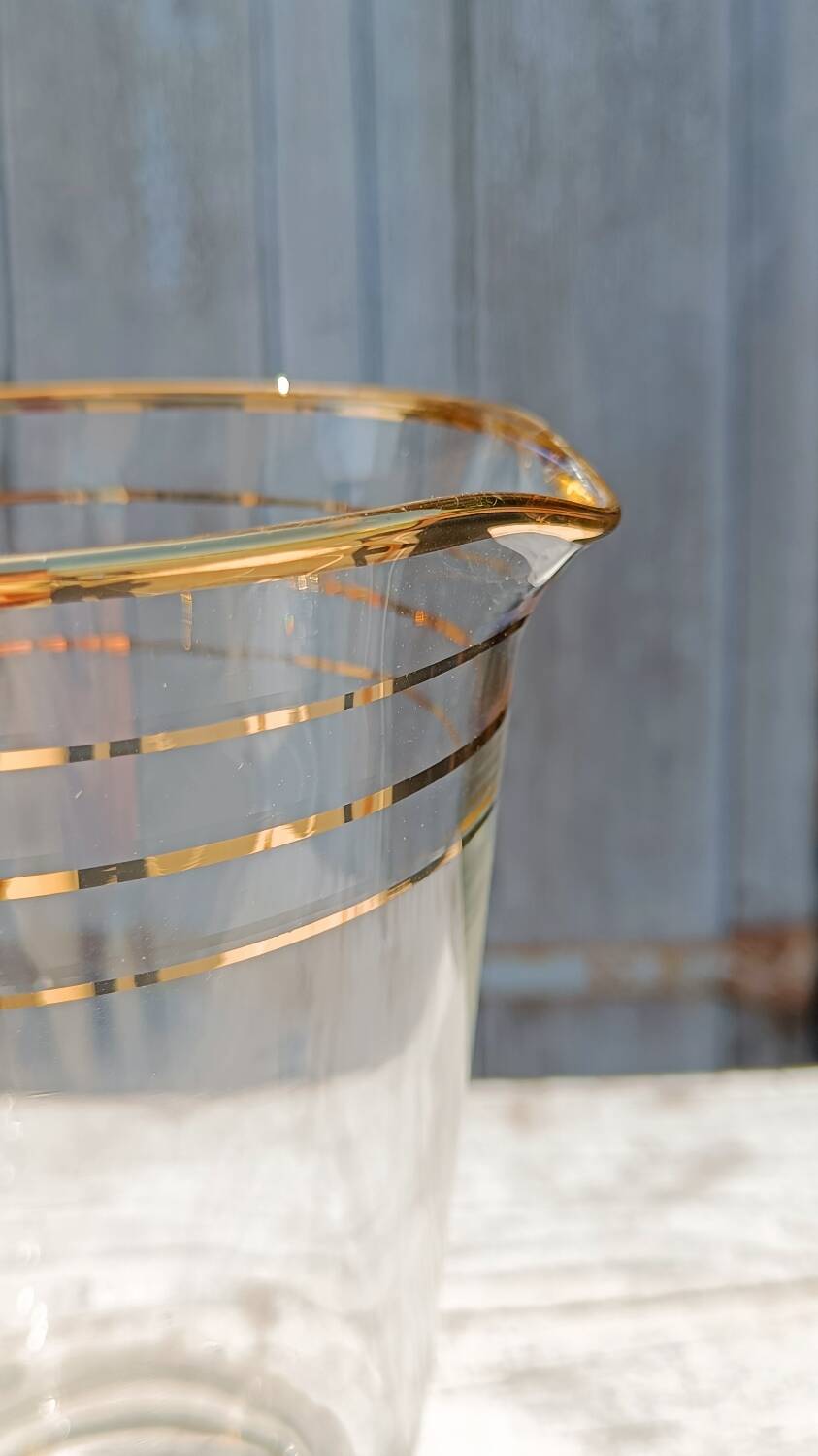 Carafe Art Déco en verre