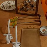 Vintage table square wallet 50s