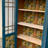 Glass-glazed Parisian wardrobe 1950