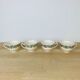 4 dessert plates and cups Merry Christmas Johnson Bros