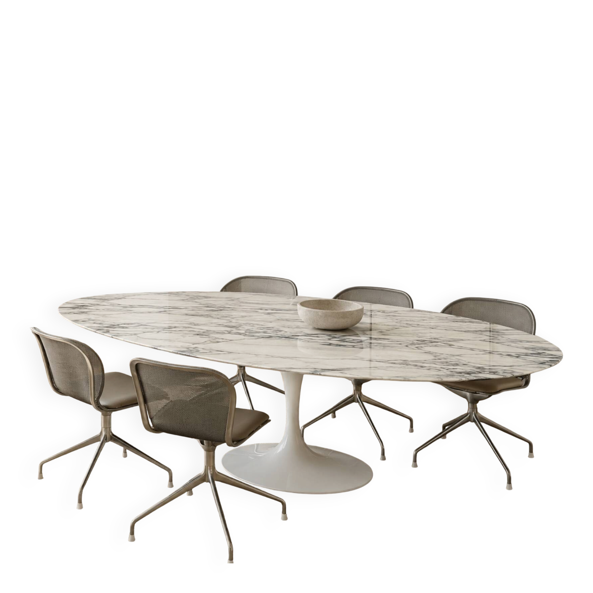 Table  ovale marbre - Eero Saarinen