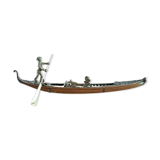 Venetian brass gondola