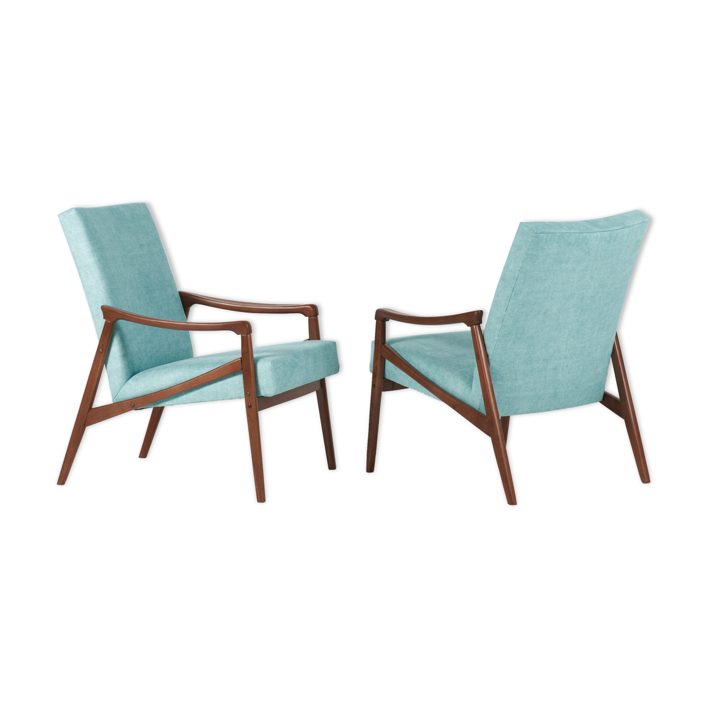 Set of 2 armchairs by jiří jiroutek for interier praha, 60's