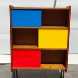Vintage 70s Scandinavian showcase library