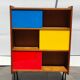 Vintage 70s Scandinavian showcase library