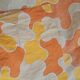 Sheet 2 people puzzle orange seventies 70s vintage