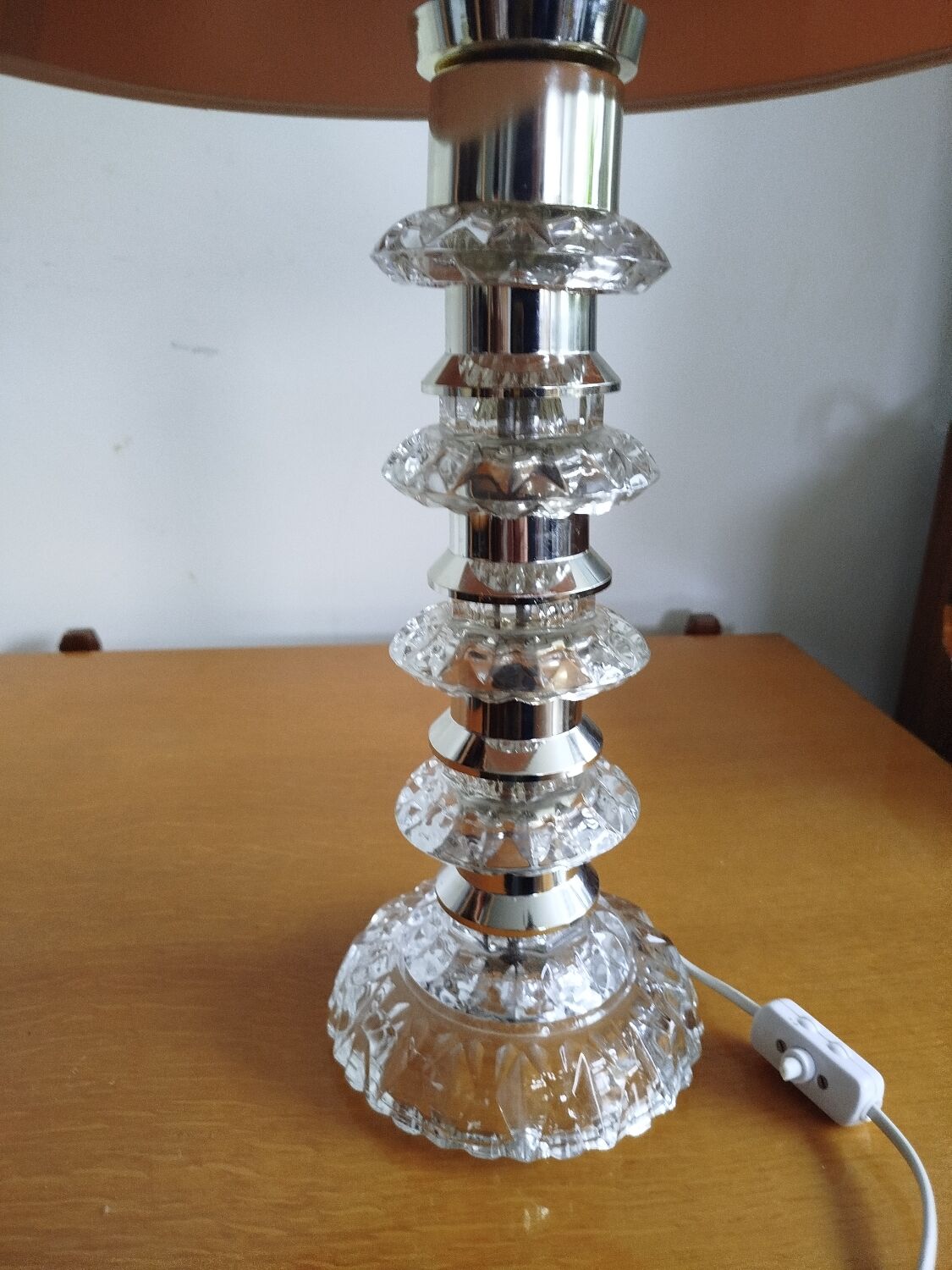 Iconic Carl Fagerlund x Orrefors lamp – cut glass, 1960s