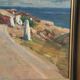 Original Swedish Oil on Canvas – “The Way” by Aksel G Knůdsen – Signed, Vintage & Framed – 52 x 45 cm (24" x 20")