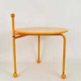 Post-modern side or coffee table by Tord Bjorklund, Memphis style, Sweden, 1980s.