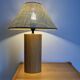 Solid oak floor lamp by Habitat