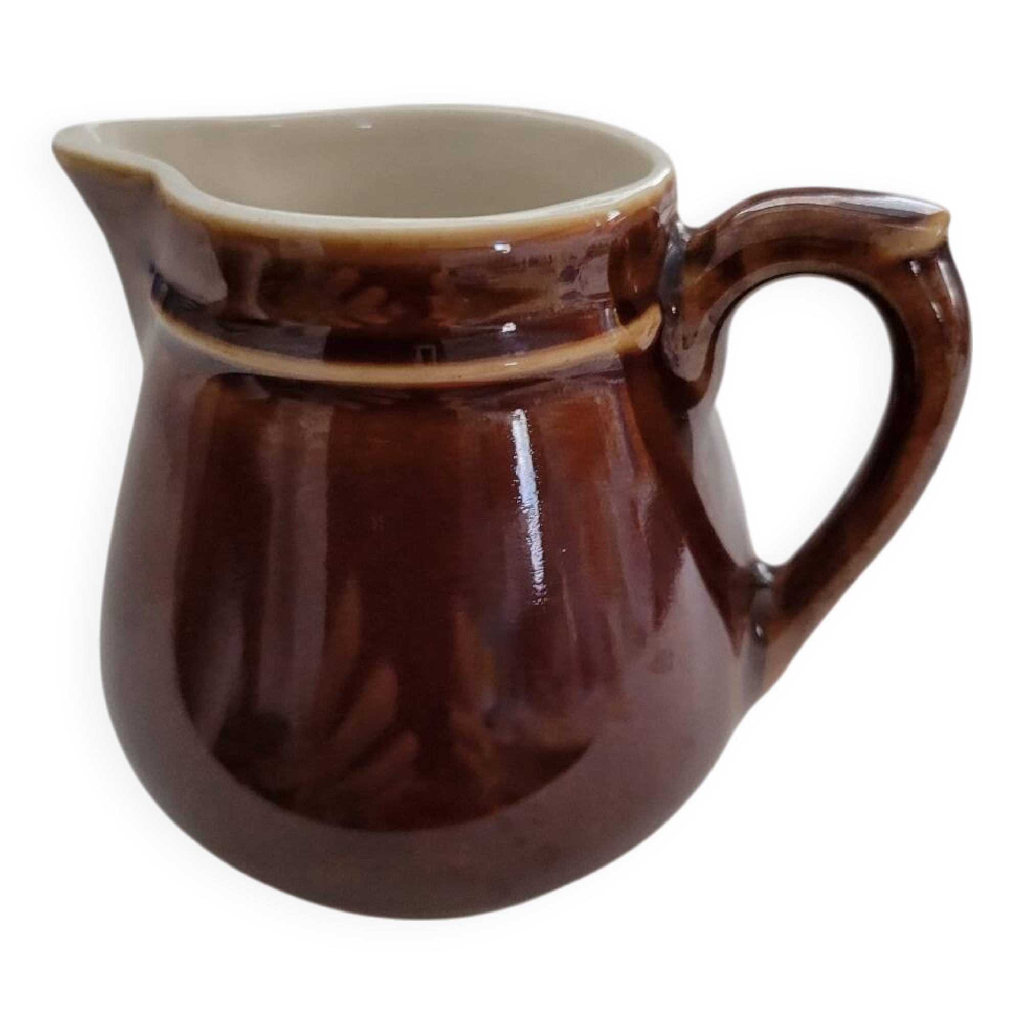 Stoneware milk jug