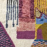Moroccan Berber carpet Beni Ouarain multicolored 289x204cm