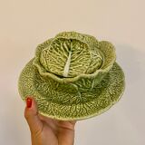 Vintage slurry dish in the shape of cabbage