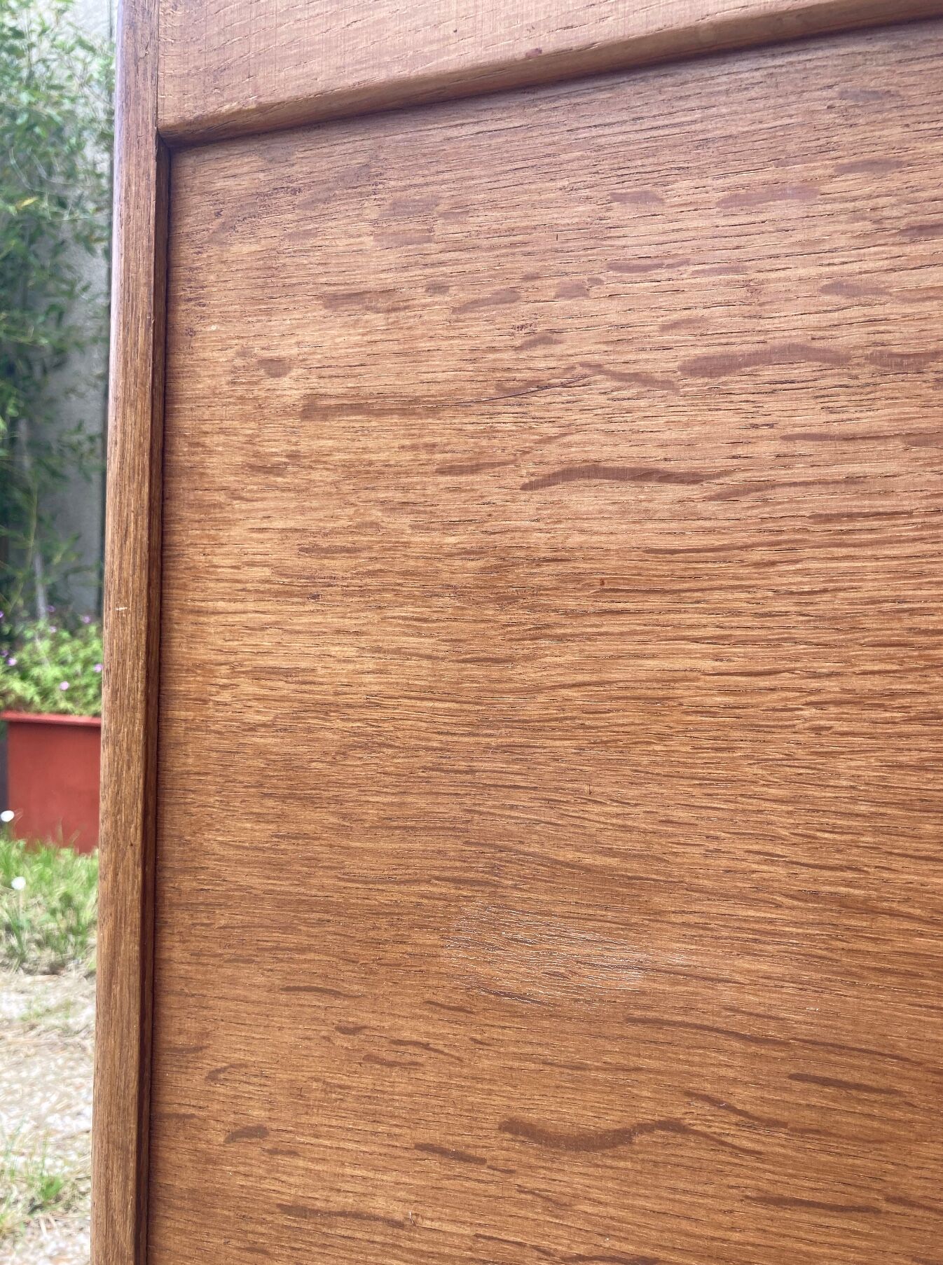 Vintage chest of drawers compass feet